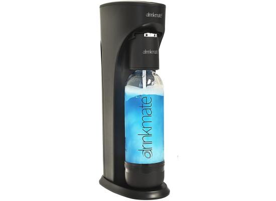 DrinkMate Water & Soda Machine, Carbonates Any Drink , Cylinder Included - Black