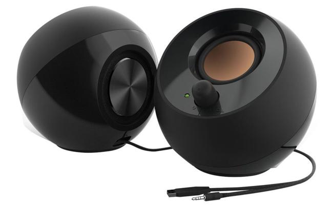 Creative Pebble 2.0 USB Powered Desktop Speakers - Black