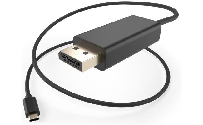Prime USB 3.1 Cable Type C to DP male 2m Support 4K Black