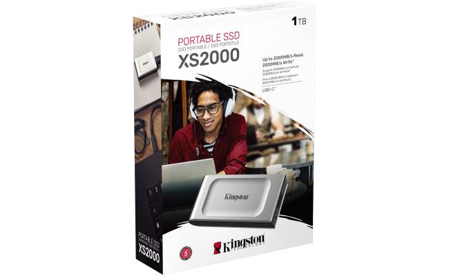 Kingston XS2000 1TB High Performance Pocket-Sized External SSD USB C