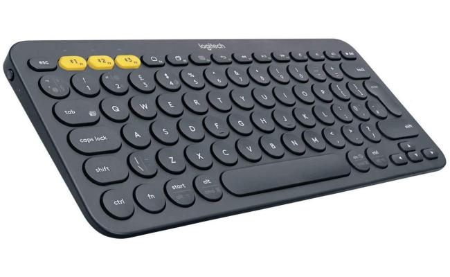 Logitech K380 Multi-Device Bluetooth Keyboard up to 3 Devices – Dark Grey