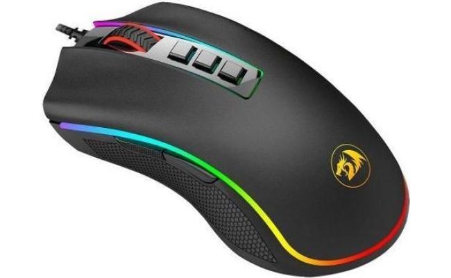 Redragon M711 Cobra Gaming Mouse with 16.8 Million RGB Color Backlit, 10,000 DPI Adjustable, Comfortable Grip, 7 Programmable Buttons Redragon M711 Cobra Gaming Mouse with 16.8 Million RGB Color Backlit, 10,000 DPI Adjustable, Comfortable Grip, 7 Programmable Buttons