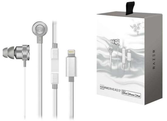 Razer Hammerhead Earphones for iOS Mercury Edition (White) | RZ04-02090200-R3M1