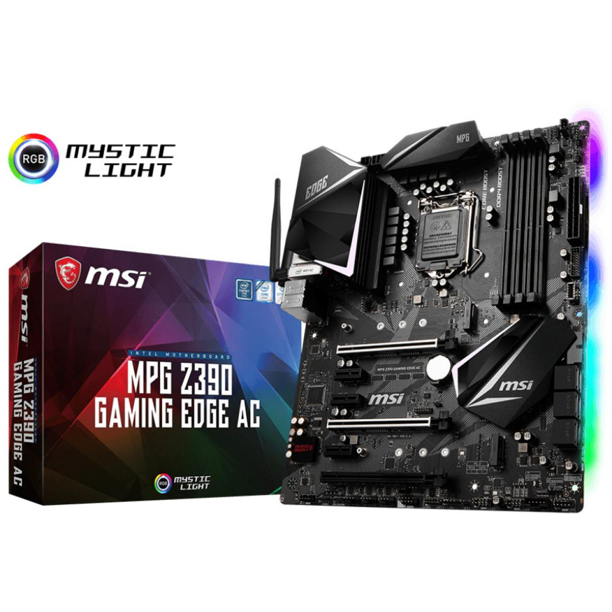 MSI MPG Z390 GAMING EDGE AC Intel Z390 Motherboard | MPG Z390 GAMING