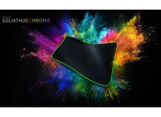 Razer Goliathus Chroma Soft Gaming Mouse Mat with Micro-Textured Cloth Surface Optimized for All Sensitivity Settings and Sensors RGB Chroma