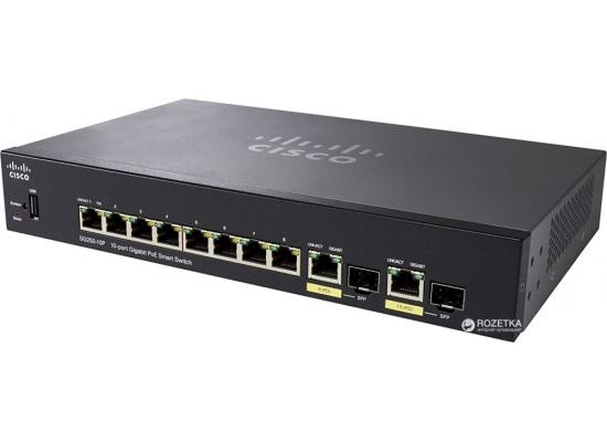 Cisco SG250-10P-K9 10-Port Gigabit PoE Smart Switch