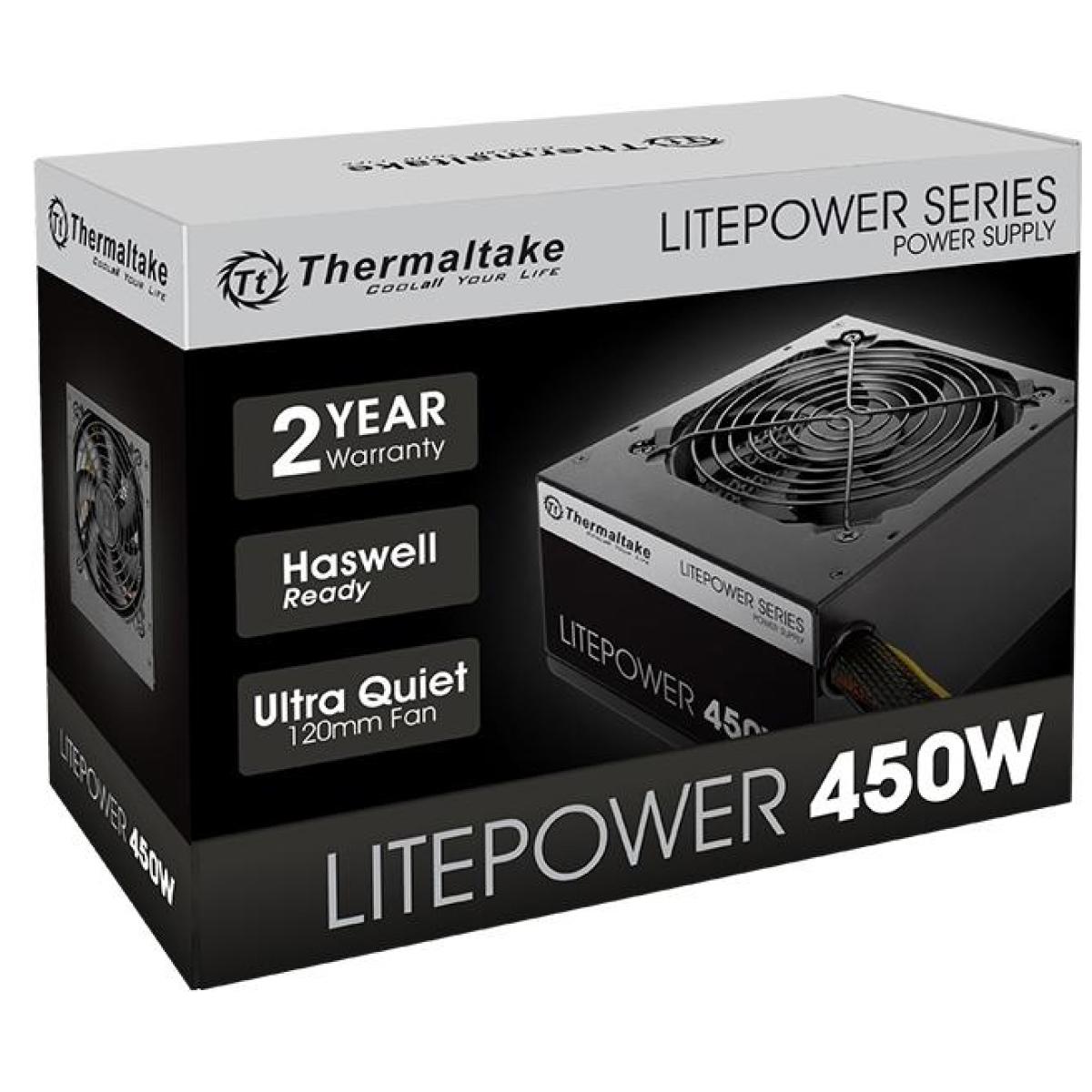 Блок питания thermaltake litepower rgb 450w обзор