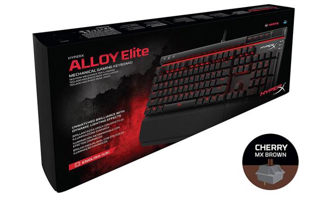 HyperX Alloy Elite Mechanical Gaming Keyboard, MX Brown
