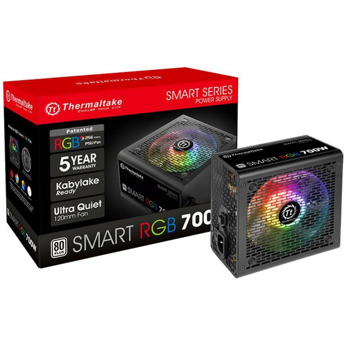 Блок питания 700w thermaltake smart rgb ps spr 0700nhsawe 1 обзор