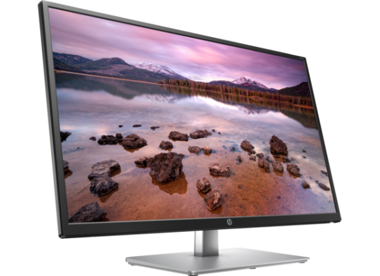 HP 32s 32" IPS FHD Tilt-Adjust Monitor with Anti-Glare Panel , Black / Silver