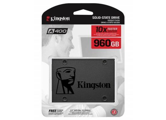Kingston 960GB A400 SATA 3 2.5" Internal SSD - HDD Replacement for Increase Performance