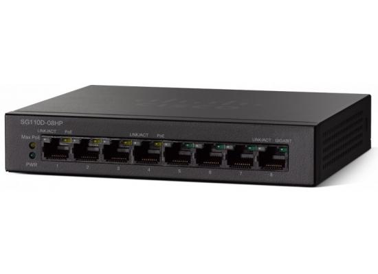 Cisco SG110D-08HP 8-Port Unmanaged PoE Half Power