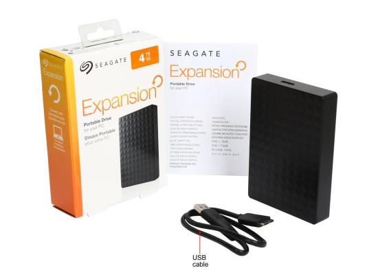 Seagate 4TB Portable External HDD USB 3.0 NO POWER