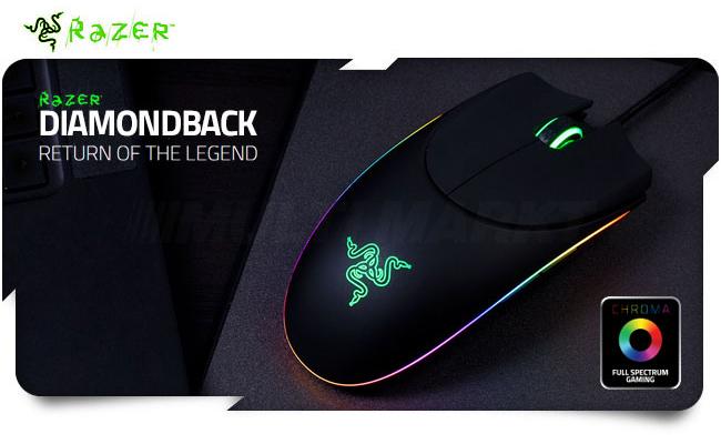 Razer Diamondback Chroma RGB Laser Gaming Mouse