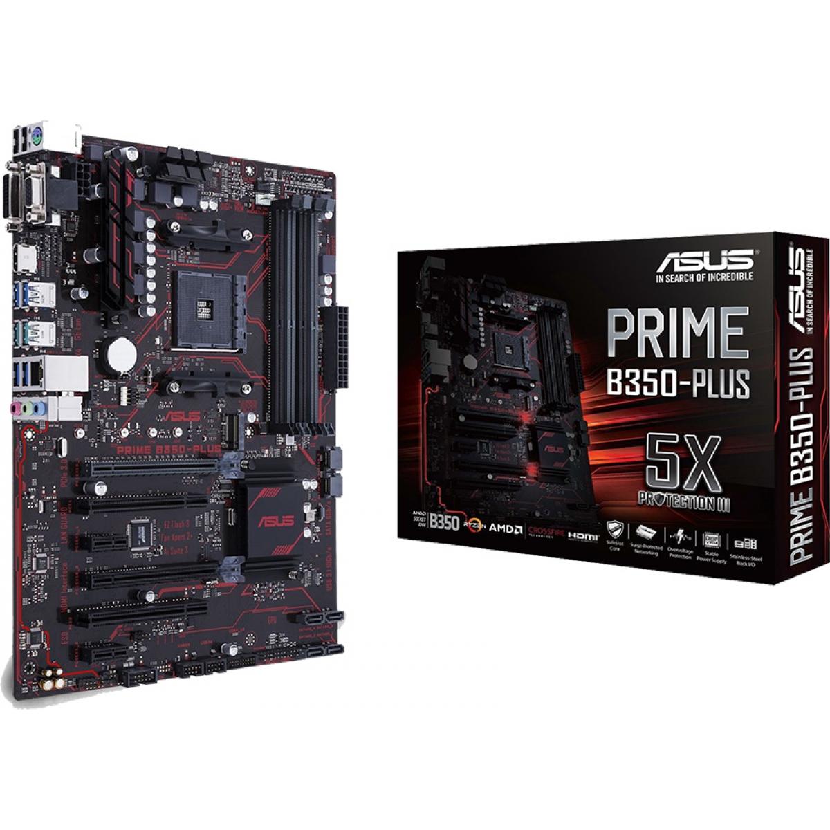 Asus prime b350 plus какие процессоры поддерживает