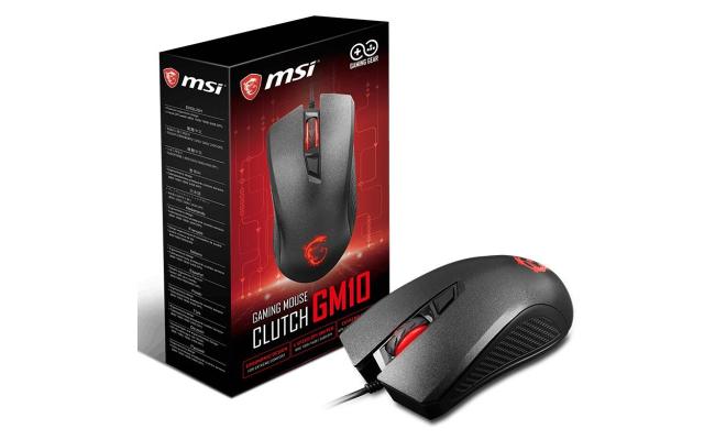 MSI Clutch GM10 PC Mouse, PC / Mac, 2 Ways