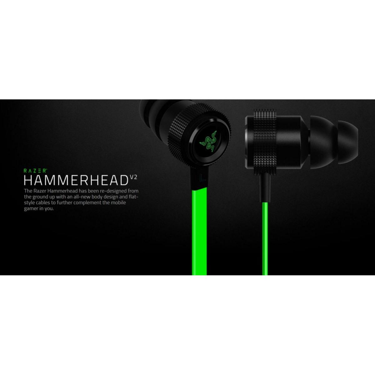 Razer Hammerhead V2 In Ear Headphones Rz12 R3a1 City Center For Computers Amman Jordan