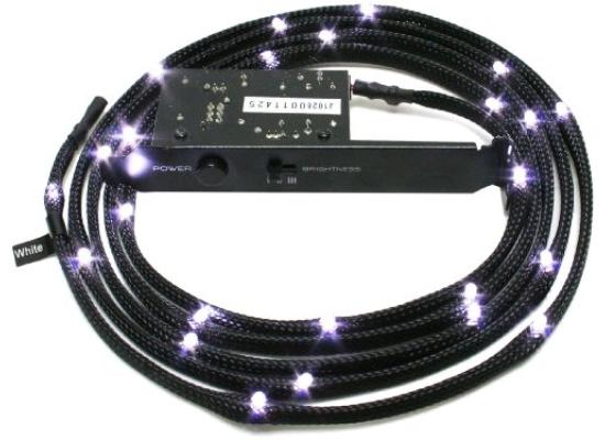 NZXT CB-LED20-WT 2m Sleeved LED Kit (White)
