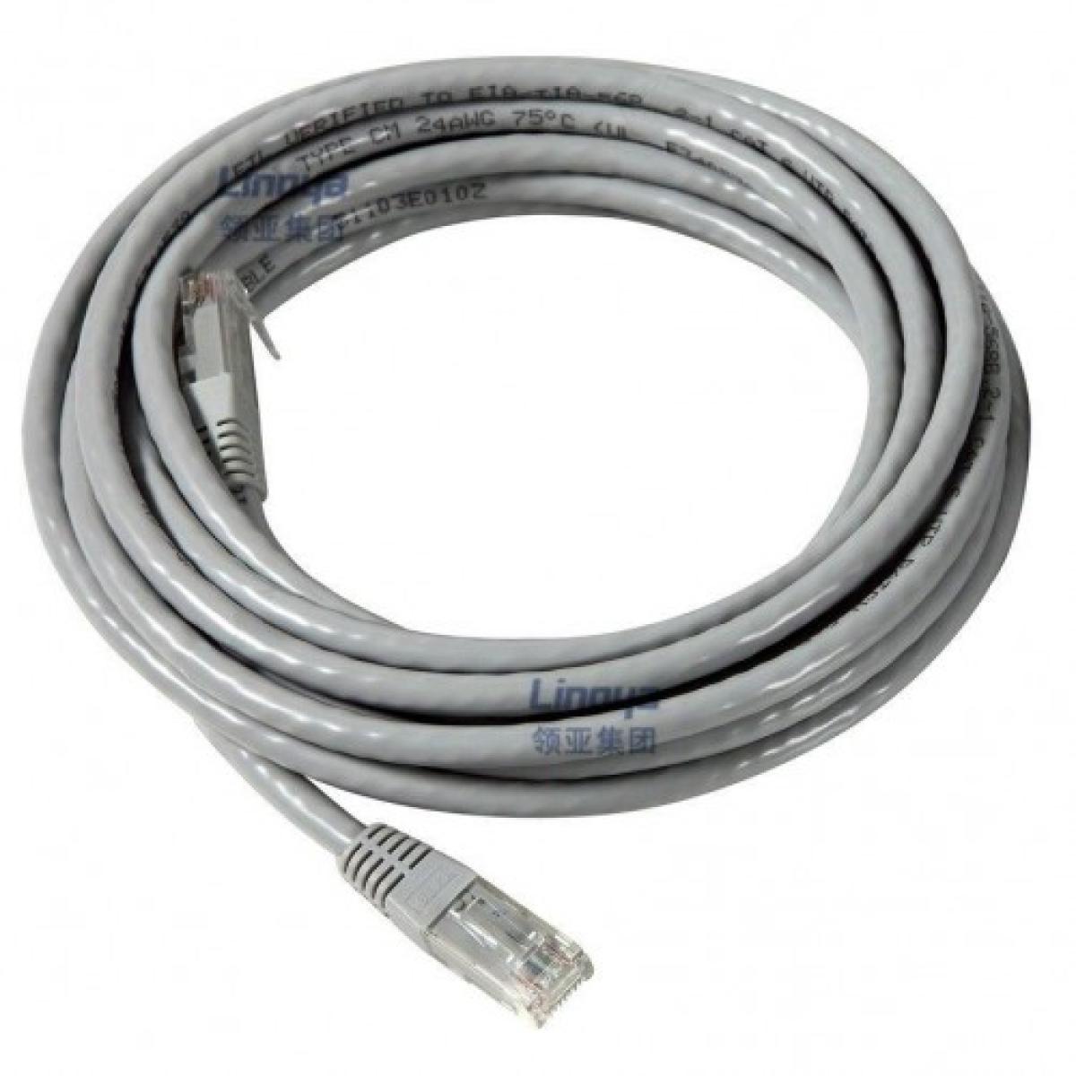 Dintek CAT6 U/UTP PATCH CORD 5M GREY 120104183 City Center For