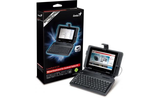 Genius Luxepad A120 Keyboard & Cover For Tablet Genius Luxepad A120 Keyboard & Cover For Tablet