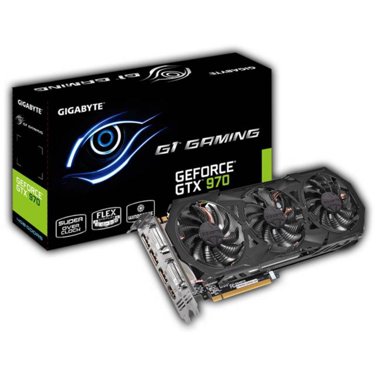 GIGABYTE NVIDIA GeForce GTX 970 Gaming 4GB GDDR5 | GV-N970G1 GAMING-4GD ...
