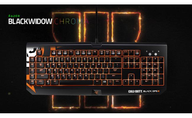 Razer Blackwidow Mechanical Chroma COD Blackops III