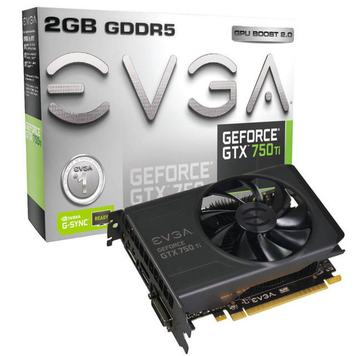 EVGA NVIDIA GeForce GTX 750 Ti 2GB GDDR5 | 02G-P4-3751-KR | City Center ...