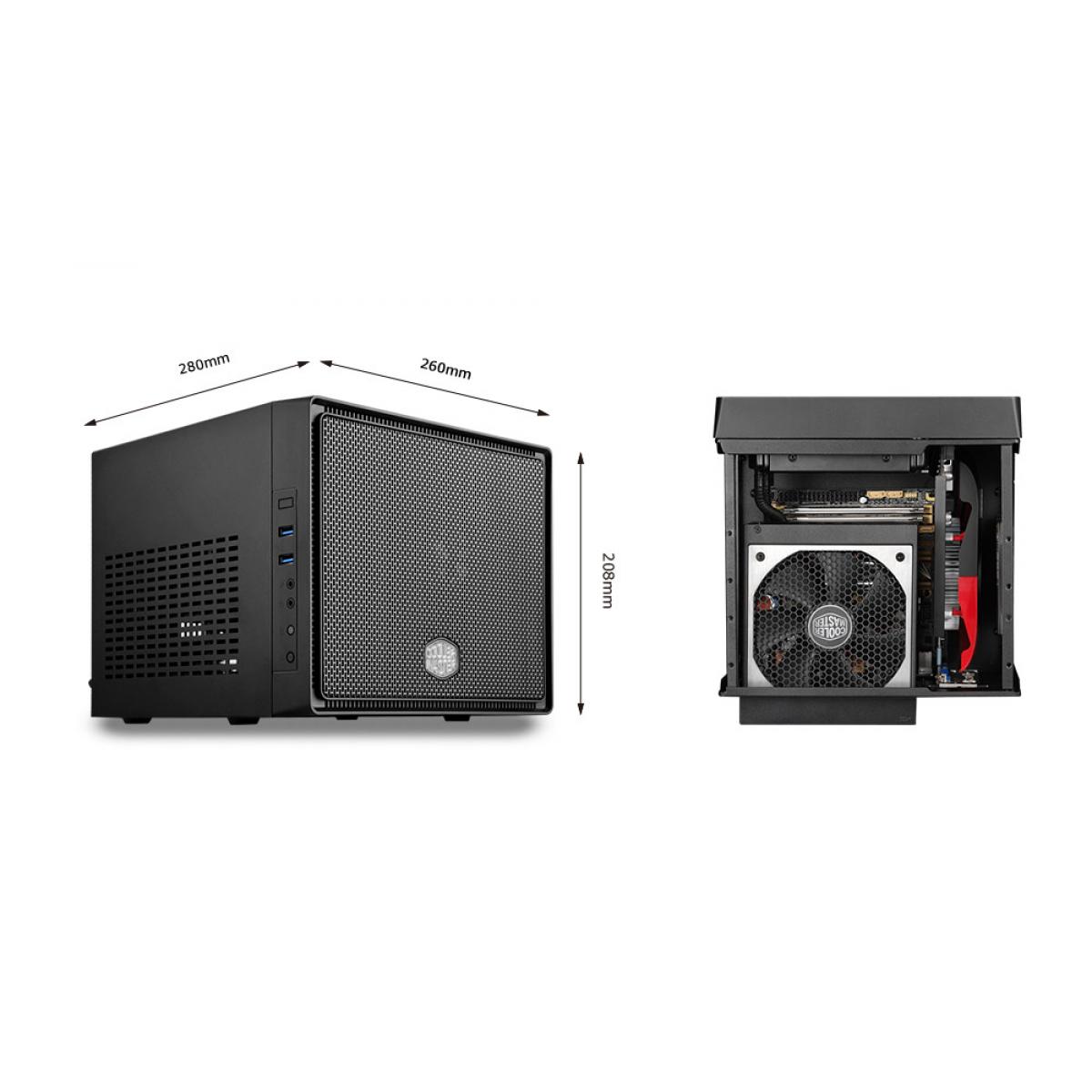 Itx tower. Coolermaster Elite 110 [RC-110-kkn2. Корпус Cooler Master Elite 110 Black Mini-ITX RC-110-kkn2. Корпус Cooler Master Elite 110. Cooler Master Elite 110 Mini-ITX.