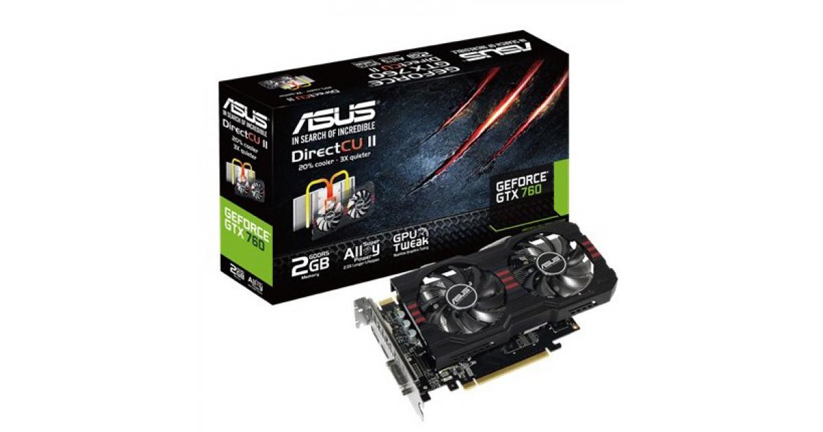 Asus nVidia GeForce GTX760 2GB GDDR5 Graphics | GTX760-DF-2GD5 | City