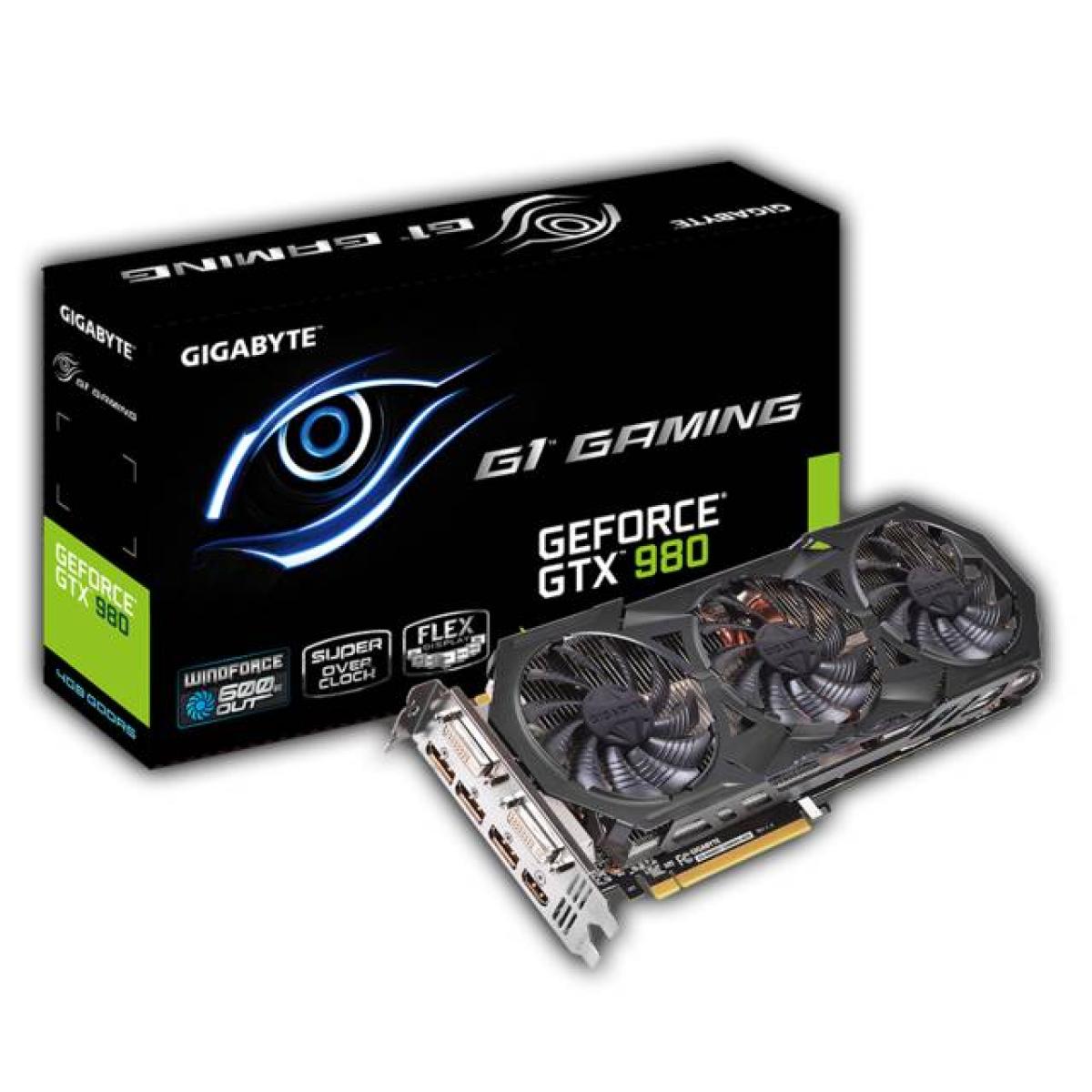 Gigabyte GV-N980G1 GAMING-4GD G1 Gaming， GeForce GTX 980， 4GB GDDR5 PC ...