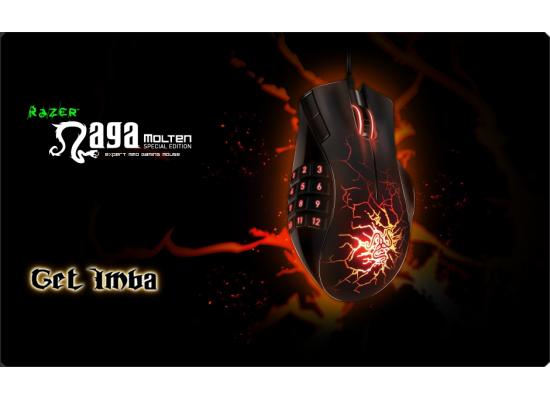 Razer Naga Hex Wraith Red Edition USB Gaming Mouse