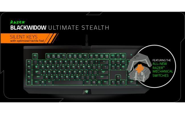 RAZER Blackwidow Ultimate Stealth Gaming Keyboard