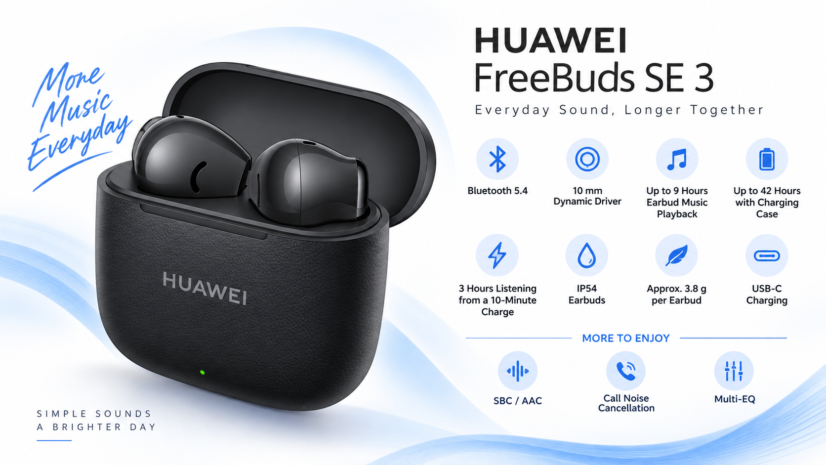 HUAWEI FreeBuds SE 3 Wireless Earbuds Overview