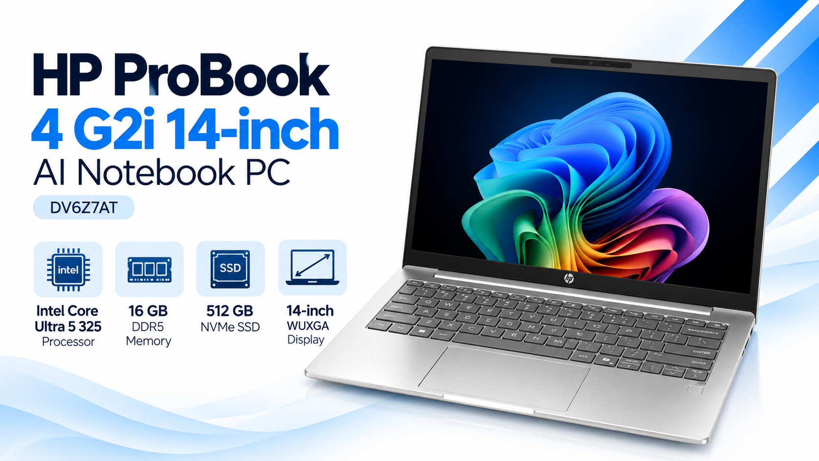 HP ProBook 4 G2i 16-inch Next Gen AI PC Core Ultra 5 325 16GB 512GB Overview