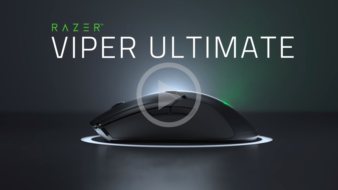 Razer Viper Ultimate Wireless Mouse w/ Dock Station HyperSpeed Light ...